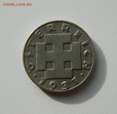 Австрия 5 грошей 1931 г. до 19.10.22 - DSCN3193.JPG