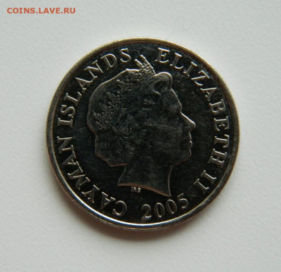 Каймановы острова 25 центов 2005 г. (Парусник) 19.10.22 - DSCN2842.JPG