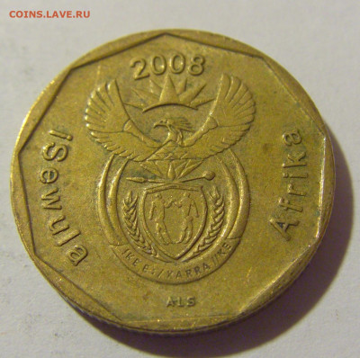 20 центов 2008 ЮАР №1 20.10.22 22:00 М - CIMG4751.JPG