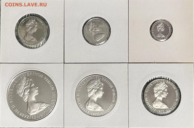 Набор Британские Виргинские острова 1977 на оценку - 5FC35ECE-06CC-47B2-8375-AA501E395E79