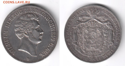 Германия. Брауншвейг. 2 талера 1854. 19.10.22 21-00+ - 003