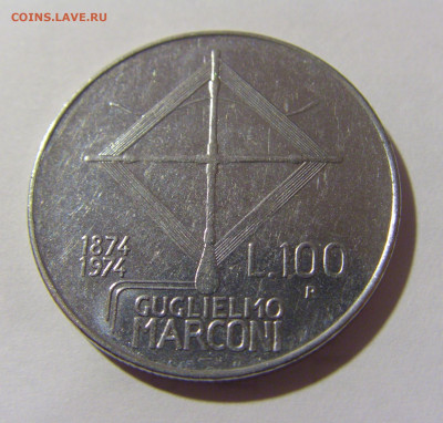 100 лир 1974 Маркони Италия №1 21.10.22 22:00 М - CIMG4761.JPG