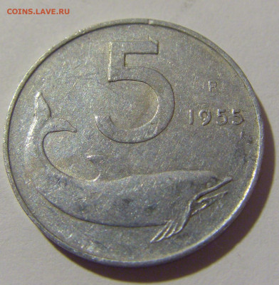 5 лир 1955 Италия №1 21.10.22 22:00 М - CIMG4781.JPG