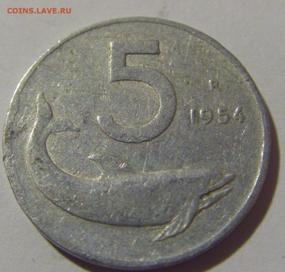 5 лир 1954 Италия №1 21.10.22 22:00 М - CIMG4785.JPG