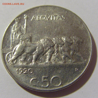 50 чентезимо 1920 гл гурт Италия №1 21.10.22 22:00 М - CIMG4813.JPG