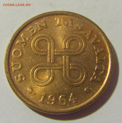 5 пенни 1964 Финляндия №1 21.10.22 22:00 М - CIMG5070.JPG