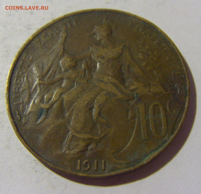 10 сантим 1911 Франция №1 21.10.22 22:00 М - CIMG5320.JPG