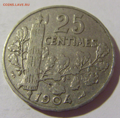 25 сантим 1904 Франция №1 21.10.22 22:00 М - CIMG5344.JPG
