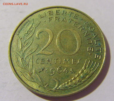 20 сантим 1964 Франция №1 21.10.22 22:00 М - CIMG5352.JPG