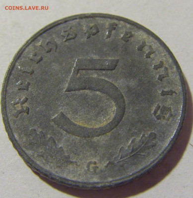 5 пфеннигов 1940 G Германия №1 21.10.22 22:00 М - CIMG5714.JPG