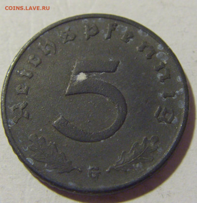 5 пфеннигов 1941 G Германия №1 21.10.22 22:00 М - CIMG5746.JPG