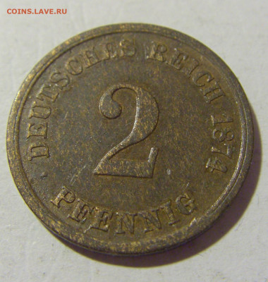 2 пфеннига 1874 G Германия №1 21.10.22 22:00 М - CIMG5754.JPG