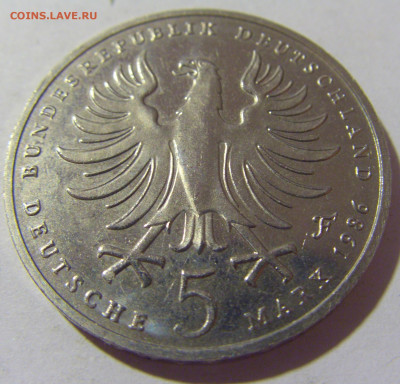 5 марок 1986 F Фридрих ФРГ №2 21.10.22 22:00 М - CIMG5846.JPG