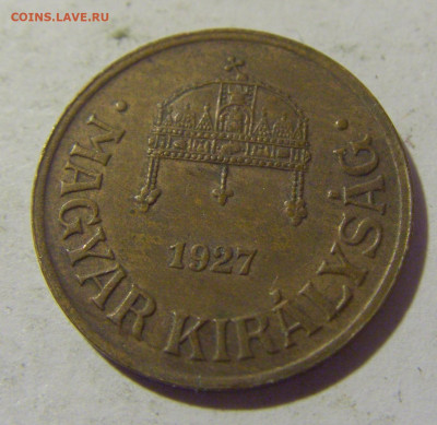 1 филлер 1927 Венгрия №2 21.10.22 22:00 М - CIMG6072.JPG