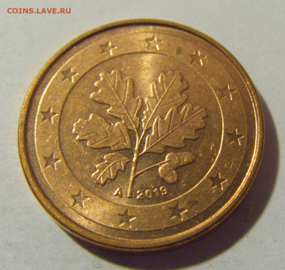 1 евроцент 2019 А Германия №1 21.10.22 22:00 М - CIMG6483.JPG