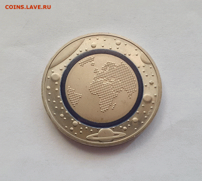 5 евро Планета Земля ФРГ 2016 D UNC - Das erde-blau4