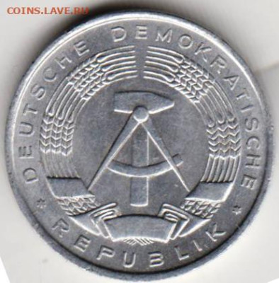ГДР 1 пфенниг 1964 г. до 23.10.22 г. в 23.00 - 018