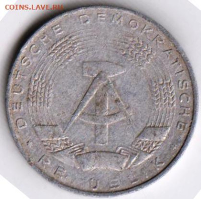 ГДР 1 пфенниг 1975 г. до 23.10.22 г. в 23.00 - 019