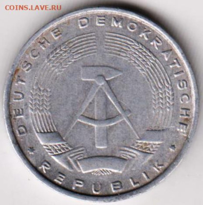ГДР 5 пфеннигов 1968 г. до 23.10.22 г. в 23.00 - 022