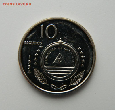 Кабо-Верде 10 эскудо 1994 г. (Фауна) Юбилейная до 19.10.22 - DSCN3362.JPG