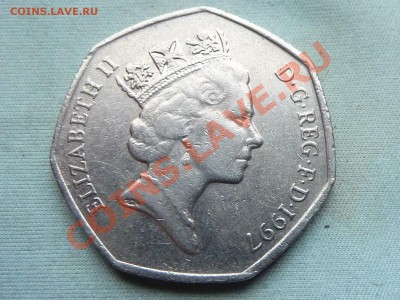 БРИТАНИЯ 50 пенсов  1997г. РЕБРИСТАЯ  до 6.12.11 в 22-00 - MEMO0016.JPG