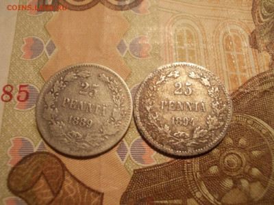 25 пенни (2 монеты) 1889-94   до 20.10.22  22.00 мск - 11