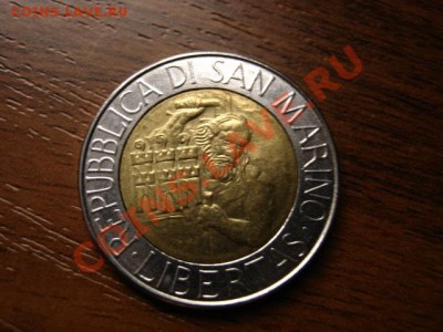 Сан Марино 500 лир 1994"стройка" биметалл до 03.12 в 15.00М - IMG_0175