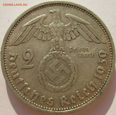  3 рейх 2 рейхсмарки 1939 A до 21.10 - IMG_2509.JPG