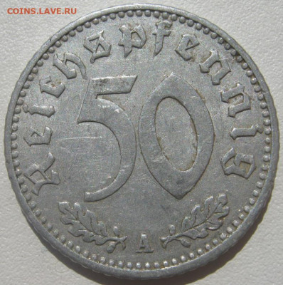  3 Рейх 50 рейхспфеннигов 1941 A до 21.10. - IMG_1959.JPG