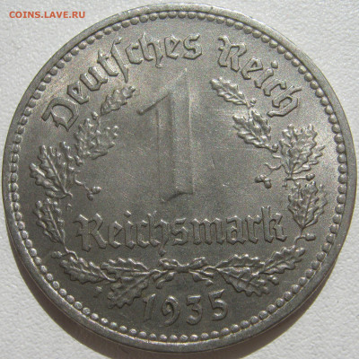  3 Рейх 1 рейхсмарка 1935 A до 21.10. - IMG_1812.JPG