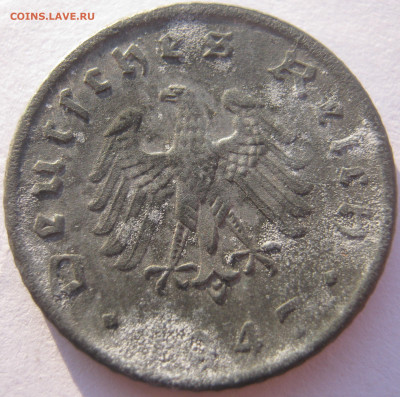 Германия оккупация союзников 5 пфеннигов 1947 D до 21.10. - IMG_0022.JPG
