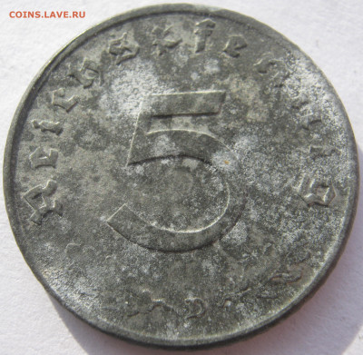 Германия оккупация союзников 5 пфеннигов 1947 D до 21.10. - IMG_0023.JPG