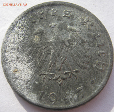 Германия оккупация союзников 5 пфеннигов 1947 D до 21.10. - IMG_0024.JPG
