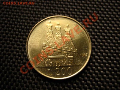 Сан Марино 200 лир 1987 три башни до 03.12 в 15.00М - IMG_0294