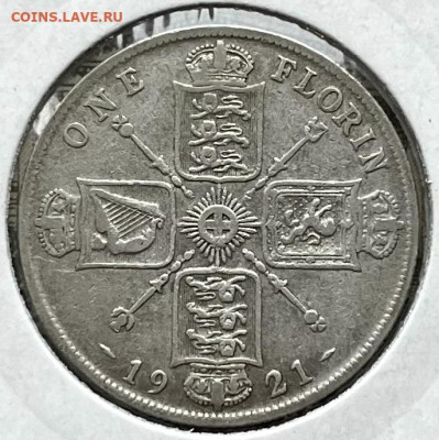 Великобритания 1 флорин 1921 до 24.10.22 22:00 мск - 275159C9-3C9F-44E8-8388-6918A6C5A658