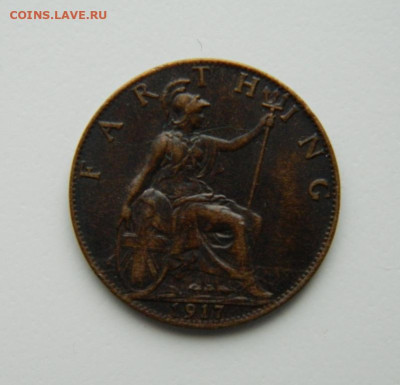 Великобритания 1 фартинг 1916 г. до 24.10.22 - DSCN3322.JPG