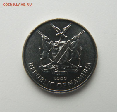 Намибия 5 центов 2000 г. (Юбилейная) Фауна до 24.10.22 - DSCN3373.JPG