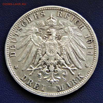 Бавария. 3 марки 1911 D. До 22.10.22 - DSC02875.JPG