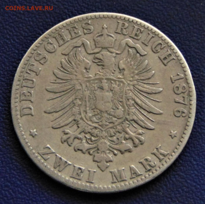 Пруссия. 2 марки 1876 С. До 22.10.22 - DSC02895.JPG