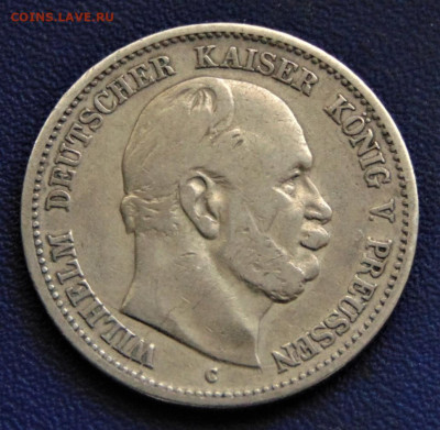 Пруссия. 2 марки 1876 С. До 22.10.22 - DSC02894.JPG