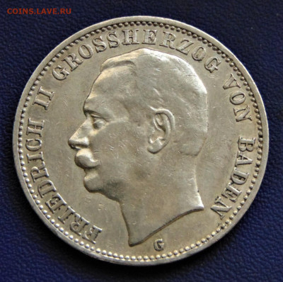 Баден. 3 марки 1910. До 22.10.22 в 22.00 - DSC02872.JPG