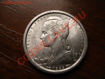 Французская Экватор. Африка 1 франк 1948  до 03.12 в 15.00 М - IMG_0094