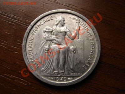 Французская Каледония 2 франка 1949 Птиц  до 03.12 в 15.00 М - IMG_0060