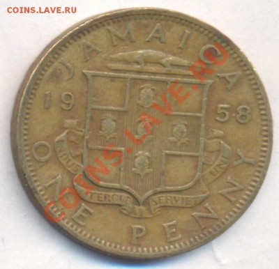 Бр. Ямайка пенни 1958 г.До 2.12.11 г. 21-00 МСК. - Ямайка.1