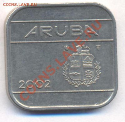 Аруба 50 центов 2002 г. До 2.12.11 г. 21-00 МСК. - Аруба