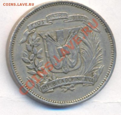 Доминиканская р-ка 25 центаво 1972 г.До 2.12.11 г. 21-00 МСК - Доминик.1