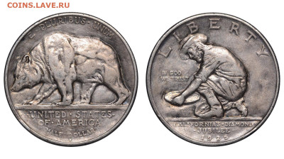 США. 50 центов 1925 г. Калифорния. До 23.10.22. - Р123.JPG