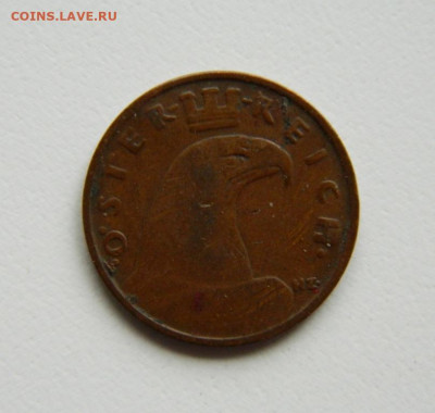 Австрия 1 грош 1927 г. (Фауна) до 27.10.22 - DSCN3481.JPG