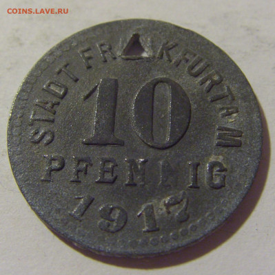 Нотгельд 10 пф 1917 Франкуфурт №1 29.10.2022 22:00 М - CIMG6687.JPG