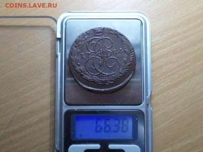 5 копеек 1784 г. ЕМ( 66,38 грамм. )  до 26.10.22. в 22.00 - SAM_5792.JPG